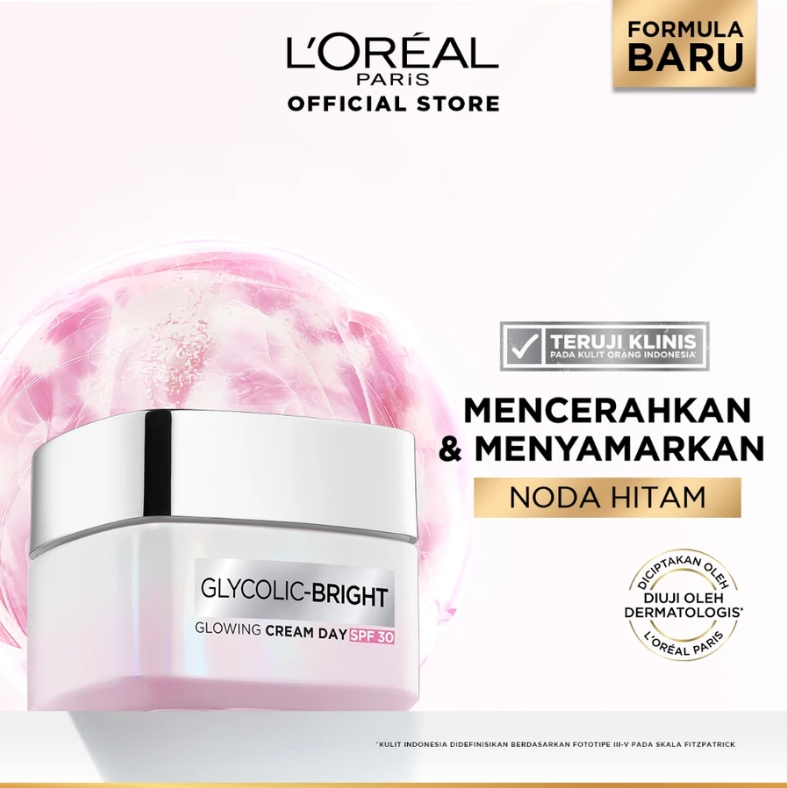 L'OREAL PARIS Glycolic Bright Glowing Day Cream SPF17
